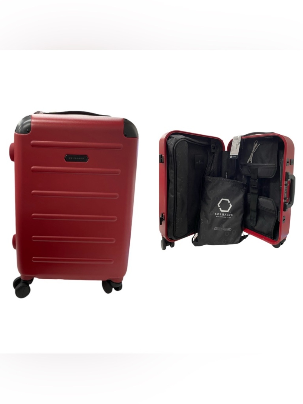 (SW-80) Solgaard Carry-On Luggage In Venetian Red